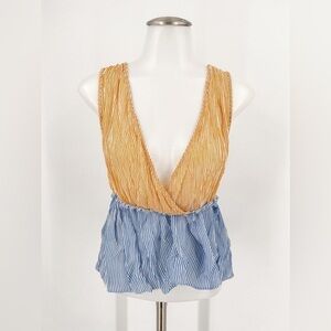 BP. - two tones v neck blouse
